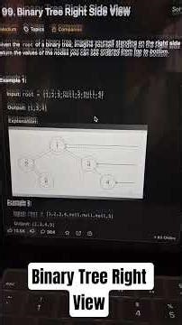 Binary tree right side view #leetcode #leetcodedaily #dsa #coding #striversdesheet #faang #maang #it