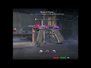 Doppler Poison Frog (Foil) Sticker Removal #69