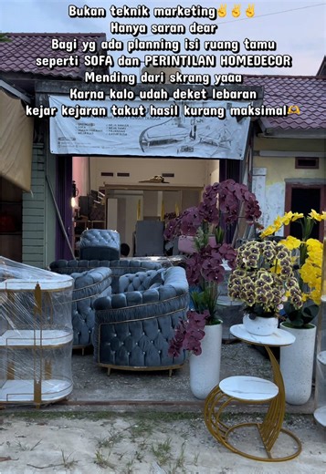 Tips Memesan Sofa Lebaran Sebelum H-1