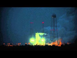 Antares Hot Fire Test at Wallops
