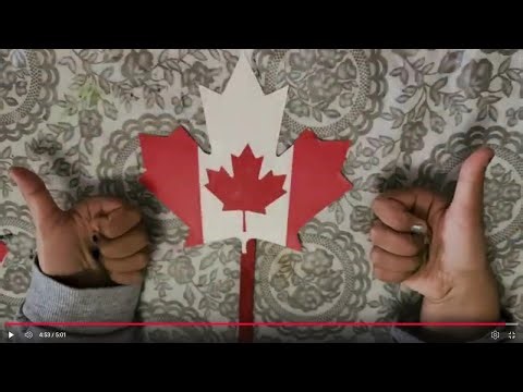 CANADA DAY craft | DIY Canada Day Art
