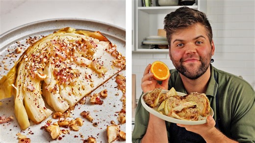 How to Make Roasted Savoy Cabbage with Orange Vinaigrette