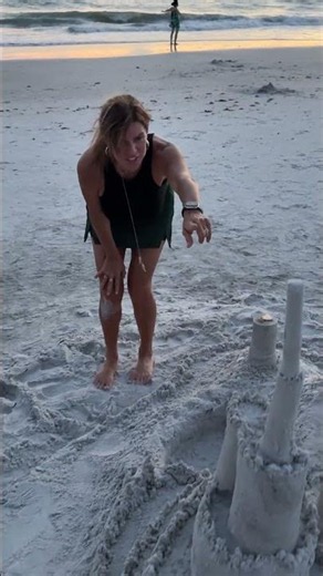 Magnificent Castle on the beach. #maryburke