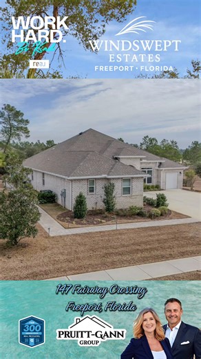 🚨 SECOND CHANCE ALERT! 🚨 ✨ Back on the Market — No Fault of the Seller 🏡 147 Fairway Crossing | Freeport, Florida Luxury Pool Home in Windswept Estates BOOK YOUR SHOWING TODAY - 850-320-8262 If you missed this incredible 4-bedroom, 3-bath pool home the first time, here’s your chance to make it yours! Enjoy a private backyard oasis featuring a heated & cooled in-ground gunite ozone pool, brick paver patio, screened-in porch, and a fully fenced, beautifully landscaped yard with over $20,000 in 