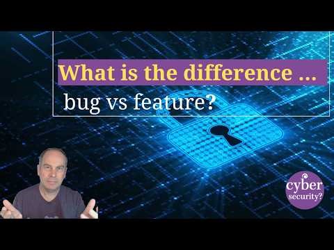 What's the difference between a bug and a feature?