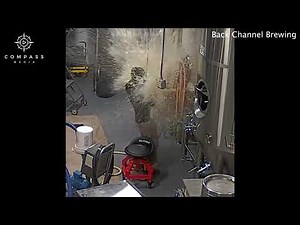 Exploding Beer Tank Sends Brewer Flying Backwards