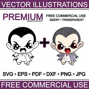 Little Vampire: the Tale of Dracula Baby, Svg, Eps, Pdf, Dxf, Png, Jpg, Vector , Illustrations, Transparent, Cricuit, Engraver - Etsy Australia