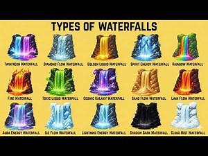 Most Unique Waterfalls Ever Seen 🌈🔥 | Full Explained Video