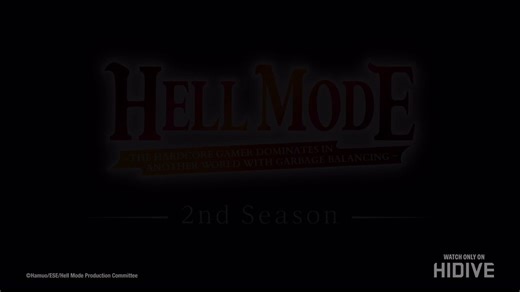 Teaser Trailer for Hell Mode: The Hardcore Gamer Dominates in Another World with Garbage Balancing Season 2, scheduled for July 2026.