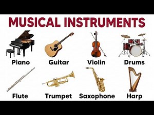 Musical Instruments in English 🎻 | 25+ Essential Words You Need to Know!