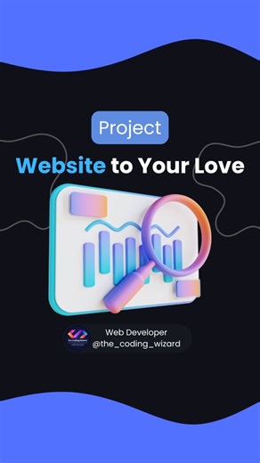 The Coding Wizard | Web Development & AI | 1M🎯 on Instagram: "Website to Your Love ❤️ Want the full Source Code? 😍 Source Code -> Link in bio🔥💥 Follow @the_coding_wizard Follow @the_coding_wizard Follow @the_coding_wizard Tag your friends that need to see this! 🙏 • • Turn on post notification so you don't miss any single post 📲 • • __________________________________ Like our content ? Hit that follow button! ⬇️ 👉 @the_coding_wizard 👉 @the_coding_wizard __________________________________ 