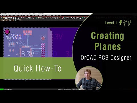How to Create Planes in OrCAD PCB Designer