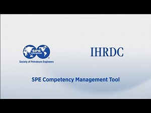 Updated SPE Competency Management Tool