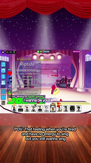 Food Coma Singing Challenge on Roblox