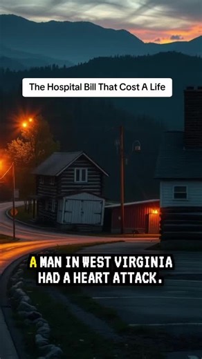 He Died In The Hospital Parking Lot To Avoid The Bill James Veach, 55, from West Virginia had a heart attack and drove himself 40 miles to the hospital instead of calling an ambulance because his last ambulance ride cost 6,000 dollars that he was still paying off. He died in the ER parking lot 50 feet from help. In McDowell County, ambulance rides cost 4,500 dollars on average while median income is 29,000 dollars, making it 15 percent of annual income. Linda had chest pains but called her son 3