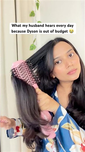 Funny Blow Dry Hair Video | Dyson Is Out of Budget 😭 #funnyhair #blowdryhair #dyson @d‪@dyson‬