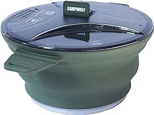 2.5L Collapsible Camping Cook Pot,Portable Cookware for Outdoor Hiking