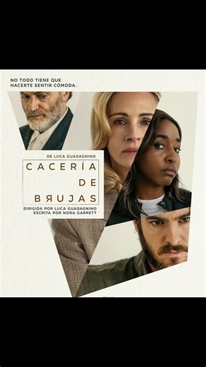 Adriana Montiel 🇻🇪 / DATOS on Instagram: "“Caceria de brujas“ / 2025 / Prime . After the Hunt es el thriller dirigido por Luca Guadagnino y escrito por Nora Garrett. Está protagonizado por Julia Roberts, Ayo Edebiri, Andrew Garfield, Michael Stuhlbarg y Chloë Sevigny. . 🍿Sinopsis : “Trata sobre una profesora universitaria (Julia Roberts) cuya carrera y vida personal se ven amenazadas cuando una estudiante estrella acusa a un colega y amigo suyo (Andrew Garfield) de conducta inapropiada, desat