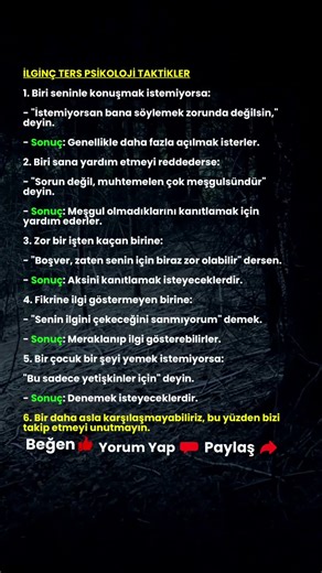 İlgisini Mi Çekmiyor? Merakı Tetikleyen 6 Ters Psikoloji Tekniği #farkındalık #psikoloji #hayat