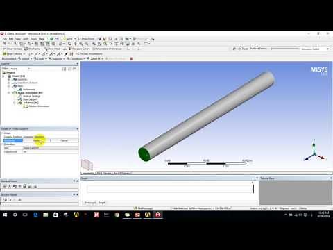 Ansys 2016 tutorial Static Structural | Shaft Analysis