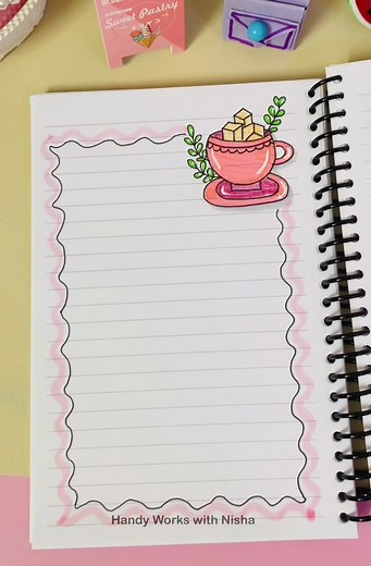 Notebook Page Decoration Ideas for Back to School