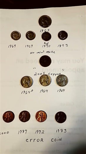 these are error coins and yes there is a centerpiece 2005 bicentennial nickel is copper.