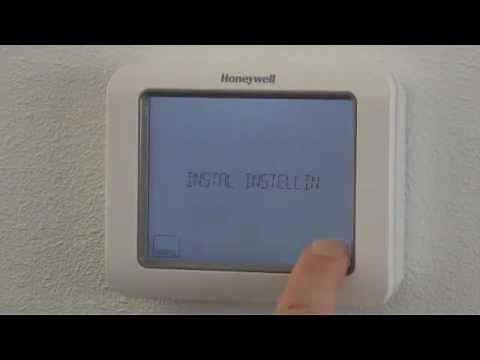 Fabrieksprogramma instellen Chronotherm Touch (Modulation) | Honeywell Home