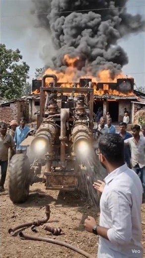 फेंके हुए पाइप से बना फायर रेस्क्यू रोबोट 😱 | Tech Jugaad Fire Control Machine#shorts #trending#desi