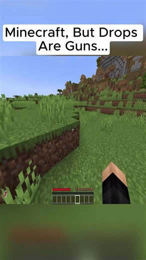 Minecraft, But Drops Are Guns#vairal | minecraft