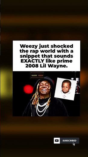 Lil Wayne just dropped a snippet that sounds exactly like 2008 Weezy… #shorts