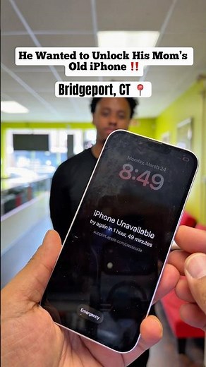 Unlocking His Mom’s Old iPhone After Years 😳 #shorts #moneytalkswireless #asmr #apple #iphone #fyp