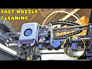 How To Clean Your 3D Printer Nozzle The Easy Way! Fast Nozzle Cleaning on Bambu Lab X1 Guide #bambu