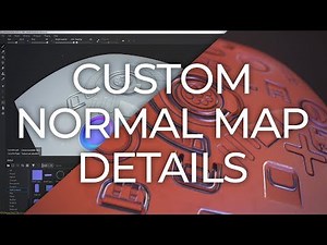 How to make custom normal map details for substance painter