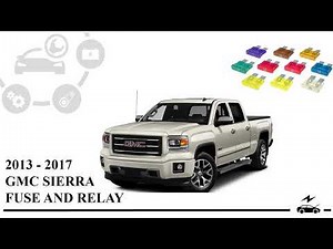 Fuse box diagram GMC Sierra 2013 – 2017 relay with assignment and location