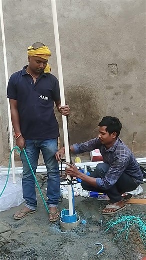 new submersible stall pump #plumbingtime