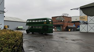 会移动的展品 伦敦公交博物馆AEC routemaster双层巴士试车