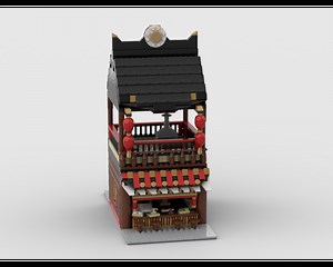 LEGO MOC-36951 Modular Chinese Street Food (Modular Buildings 2020)