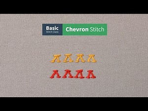 Chevron Stitch Tutorial | Basic Stitch Class for Beginners | ETSPIL