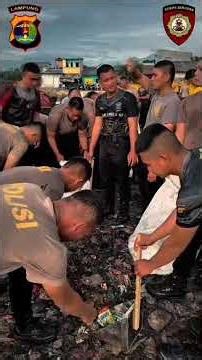 DITSAMAPTA POLDA LAMPUNG MELAKSANAKAN KEGIATAN BHAYANGKARA PEDULI DI WISATA DIKAWASAN PANTAI MUTUN