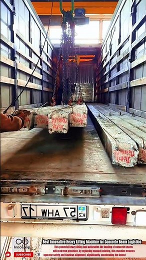 Best Innovative Heavy Lifting Machine for Concrete Beam Logistics