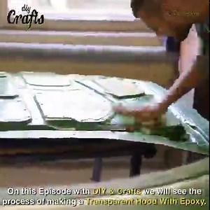 2.6M views · 9.1K reactions | Making A Transparent Car Hood With Epoxy | DIY & Crafts | Facebook