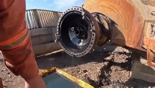 Here is @patriotequipmentrepair out of Northern California 🇺🇸 installing duo cone seals on a 836k compactor. . . Thank You @patriotequipmentrepair for tagging @heavywrenching in this badass video! | Quinton G