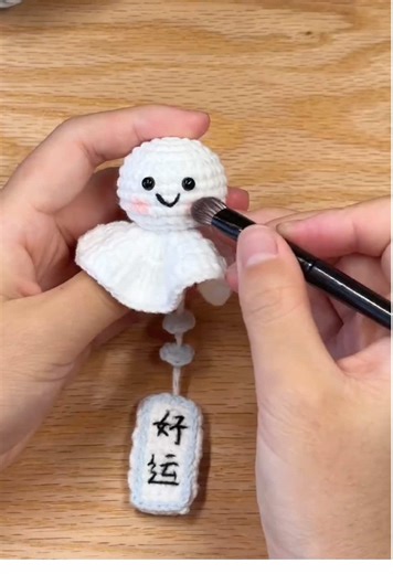 How to crochet a wind chime doll#crochet #handmade #crochetersoftiktok #doll