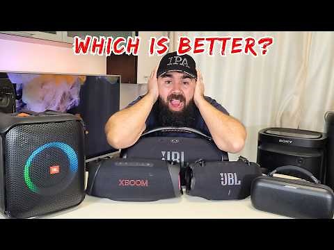 JBL Xtreme 4 VS LG Xboom XG8T VS BOSE Soundlink MAX VS JBL Partybox Encore VS JBL Boombox 3