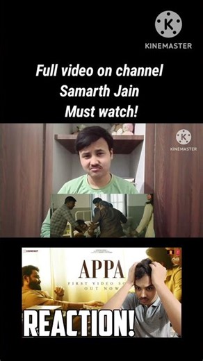 Appa Song Hindi Reaction 🤯 | #mohanlal #malayalam | Samarth Jain |