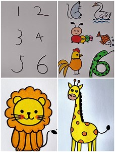 2.2M views · 12K reactions | Simple Animal Drawings Tutorials | Kids Planet | Facebook