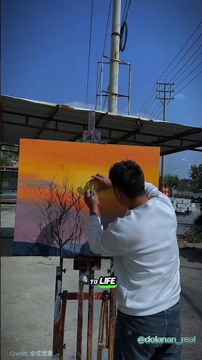 DISCOVER THE ART OF PAINTING WITH TREE BRANCHES: YOU WON'T BELIEVE THE BEAUTIFUL RESULTS!