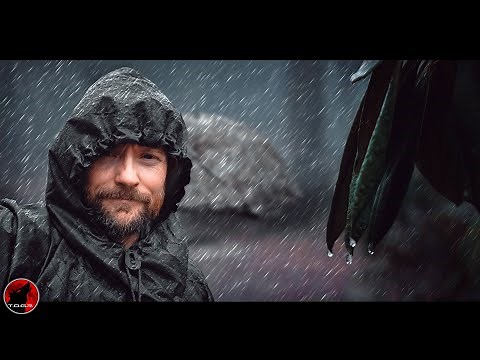 ICE Storm - Waking Up to Freezing Rain and Wind - Storm Camping Adventure