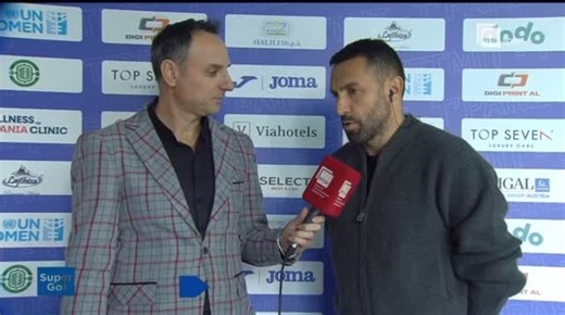 Ardian Nuhiu pas humbjes me Egnatian beson se skuadra e Tiranës është në rrugën e duhur dhe se në ditën e sotme u mungoi vetëm fati. #rtsh #rtshsport #abissnetsuperiore | RTSH Sport - zyrtare