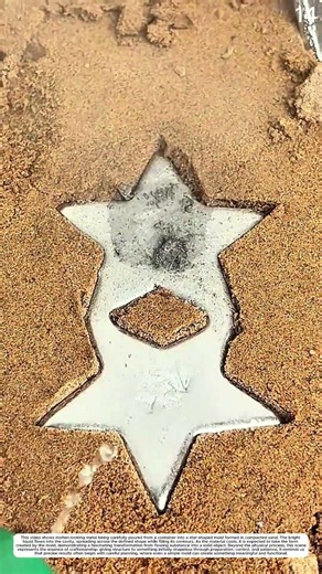 Sand Casting: How Molten Metal Fills Star Molds Into Solid Parts